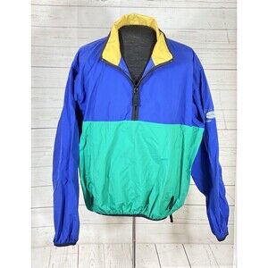 Vintage 90’s NAUTICA Half Zip Nylon Pullover Men's XXL (Fits Large)